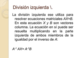 Operaciones matemáticas con arrays y aplicaciones | PPTX