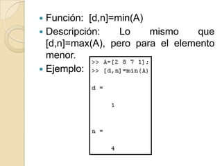 Operaciones matemáticas con arrays y aplicaciones | PPTX