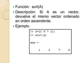 Operaciones matemáticas con arrays y aplicaciones | PPTX
