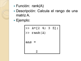 Operaciones matemáticas con arrays y aplicaciones | PPTX