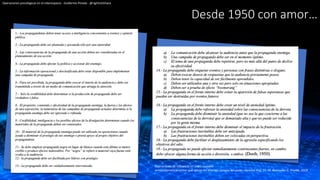 Desde 1950 con amor…
Operaciones psicológicas en el ciberespacio - Guillermo Pineda - @rightclickhack
OperacIones de influencia en redes sociales:
arma cibernética militar que afecta los diversos campos del poder nacional Pag. 51 -M. Bermudez G. Pineda. 2018
 