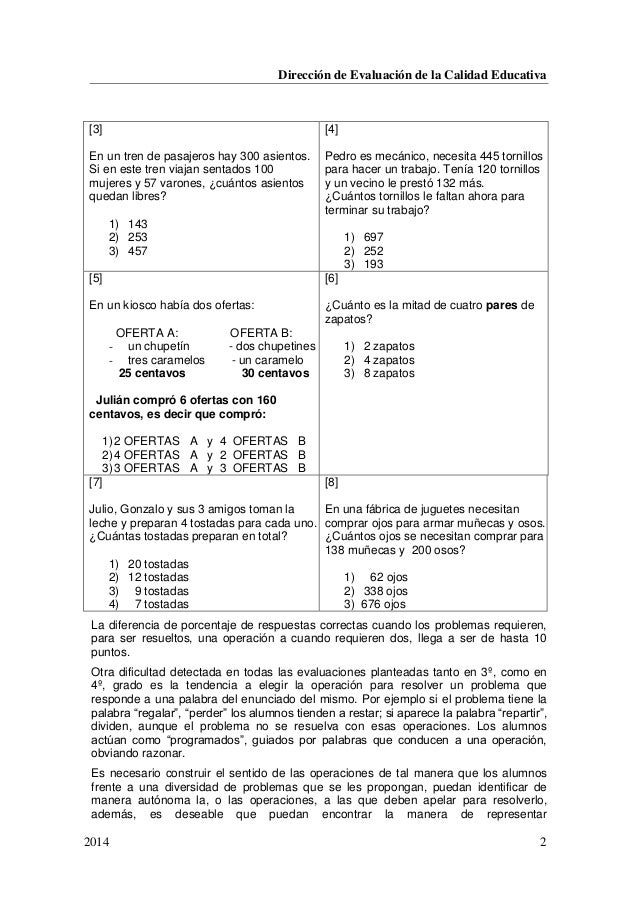 Operaciones Resolver Problemas Con Dos Operaciones