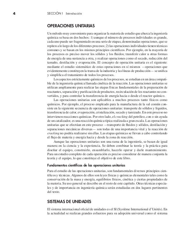 Operaciones Unitarias En Ingenieria Quimica 7ma Edicion Warren L M