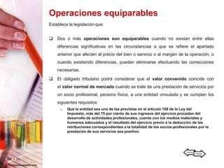 Operaciones Vinculadas