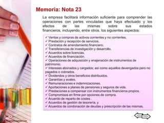 Operaciones Vinculadas