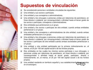 Operaciones Vinculadas