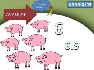 AVANÇAR
Compta els
nombres!
 