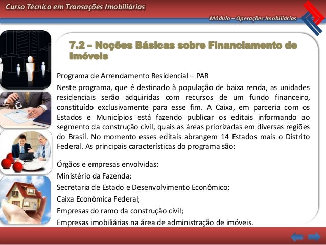 Operacoes imobiliarias