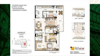 - Excelente espaço para
armários na suíte.
- Varanda espaçosa.
- Dependência completa.
 