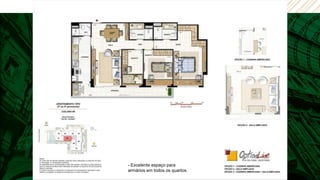 - Excelente espaço para
armários em todos os quartos.
 