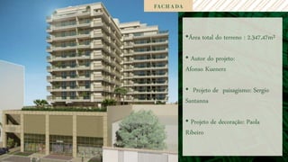 •Área total do terreno : 2.347,47m²

• Autor do projeto:
Afonso Kuenerz

• Projeto de paisagismo: Sergio
Santanna

• Projeto de decoração: Paola
Ribeiro
 