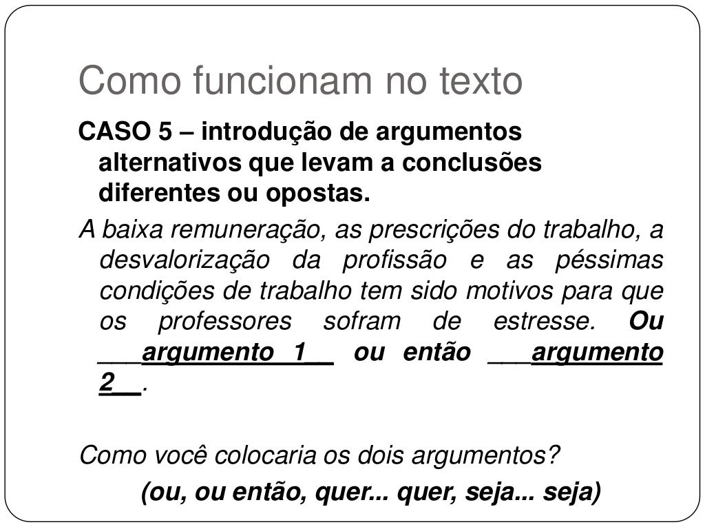 Operadores argumentativos