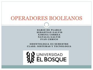 D A R I O D E P L A B L O
S E B A S T I A N G A L V I S
X I M E N A C O R R E A
N A T A L I A G A L V I S
I V A N C H B I ...