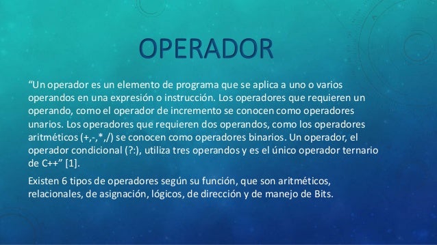 ¿Qué es el operador automático binario?