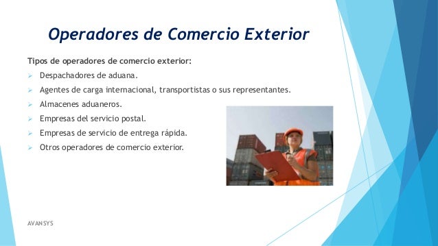 Operadores de comercio exterior