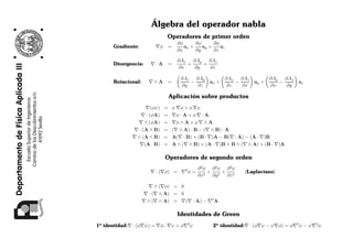 Operadores teoria | PDF