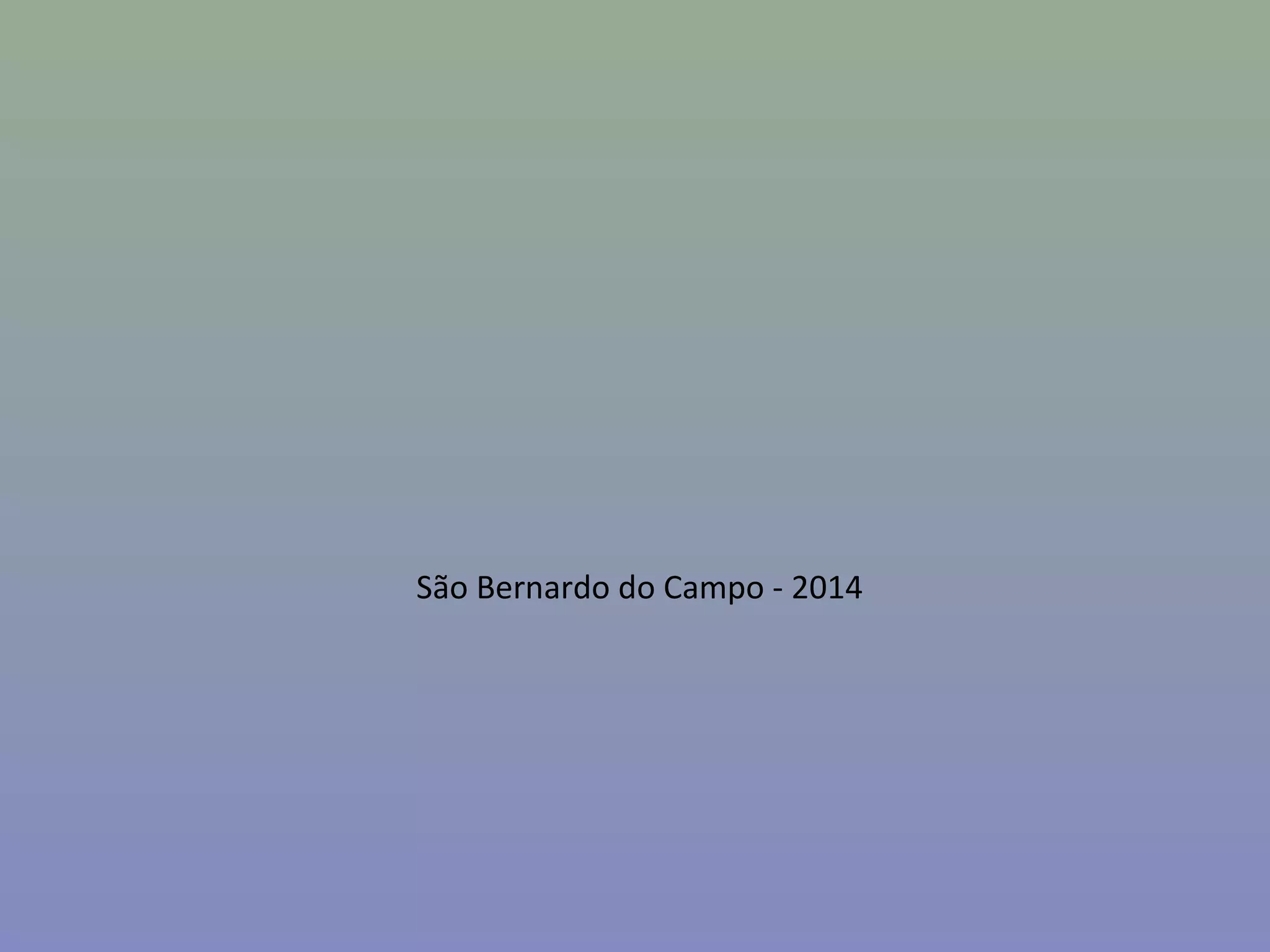 São Bernardo do Campo - 2014
