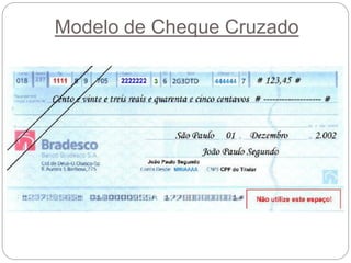 Modelo de Cheque Cruzado  