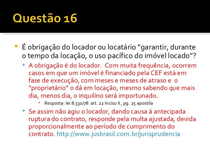 Operações imobiliárias.questões 2012