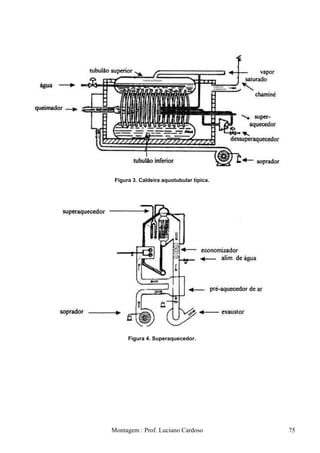 Figura 3. Caldeira aquotubular típica.




      Figura 4. Superaquecedor.




Montagem : Prof. Luciano Cardoso          75
 