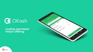 Leading app-based
fintech offering
 