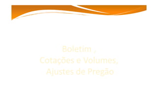 Operando Mini Contrato de Índice