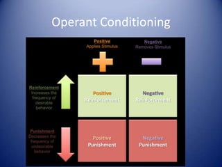 Operant Conditioning
 