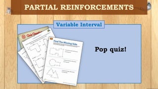 Variable Interval
Pop quiz!
 