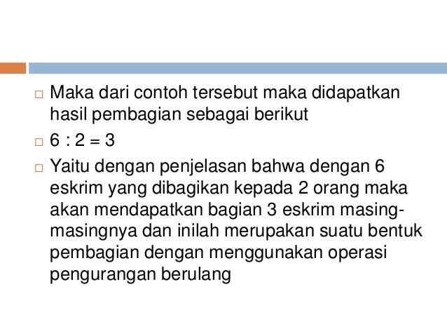 Operasi perkalian dan pembagian