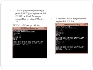 Operasi aritmatika register mikroprosesor | PDF