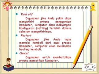 Operasi dasar peralatan komputer