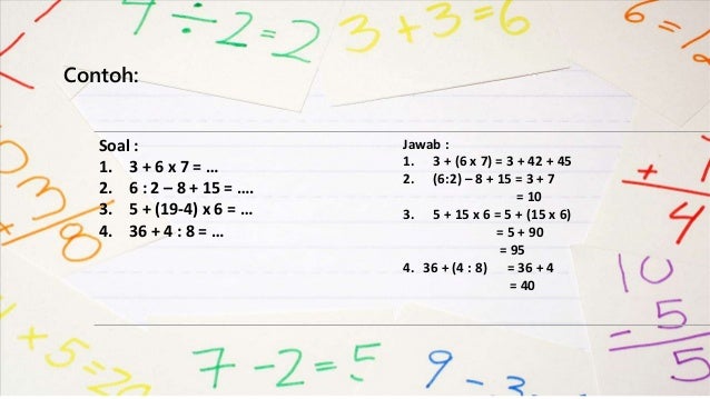 Operasi hitung bilangan bulat