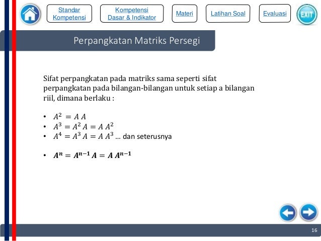 Operasi Hitung Matriks