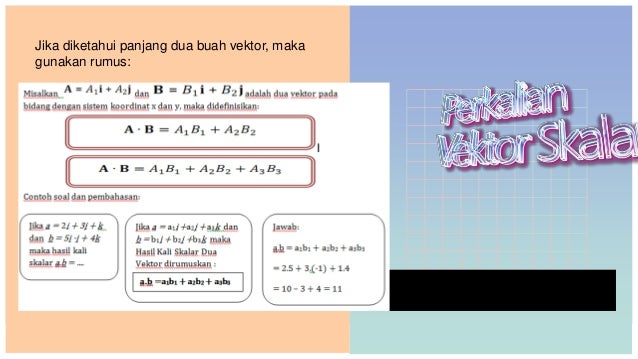 Rumus Operasi Vektor - Matematika Dasar