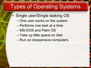 Operatimg system basics | PPT