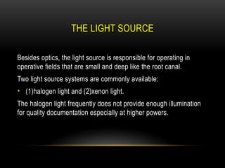 Halogen Operative Operating.pptx dental operating microscope | PPTX