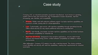 Operating-System-(1-3 group) Case study on windows Mac and linux among ...