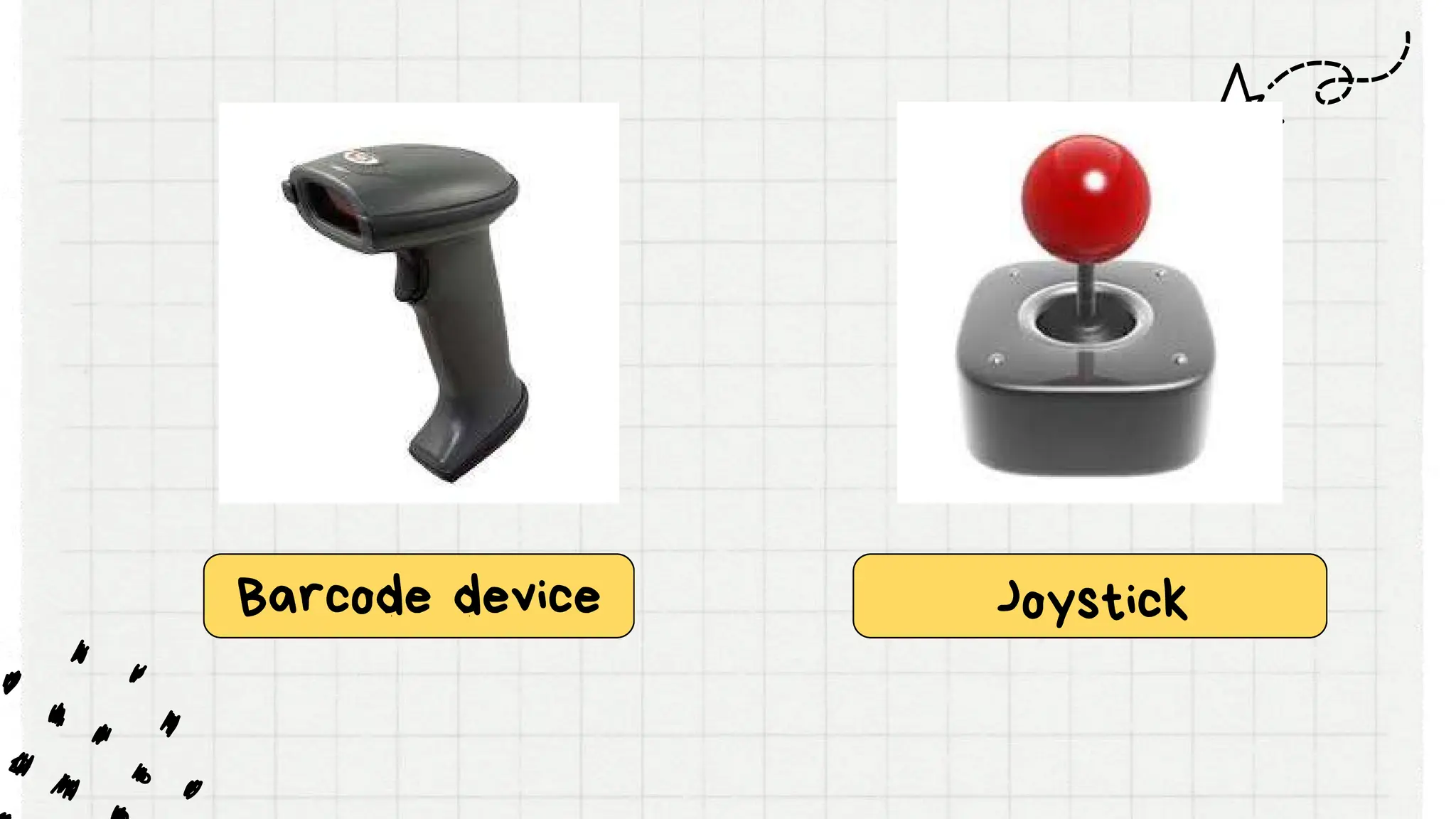 Barcode device Joystick
 