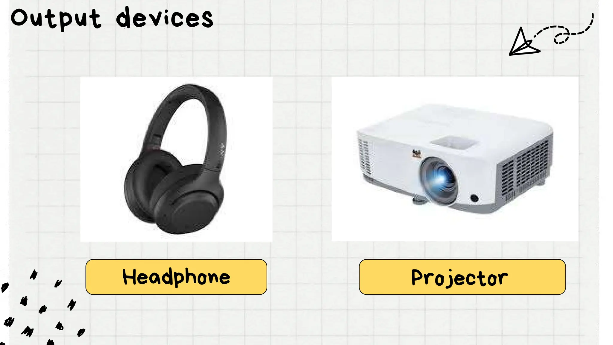 Headphone Projector
Output devices
 