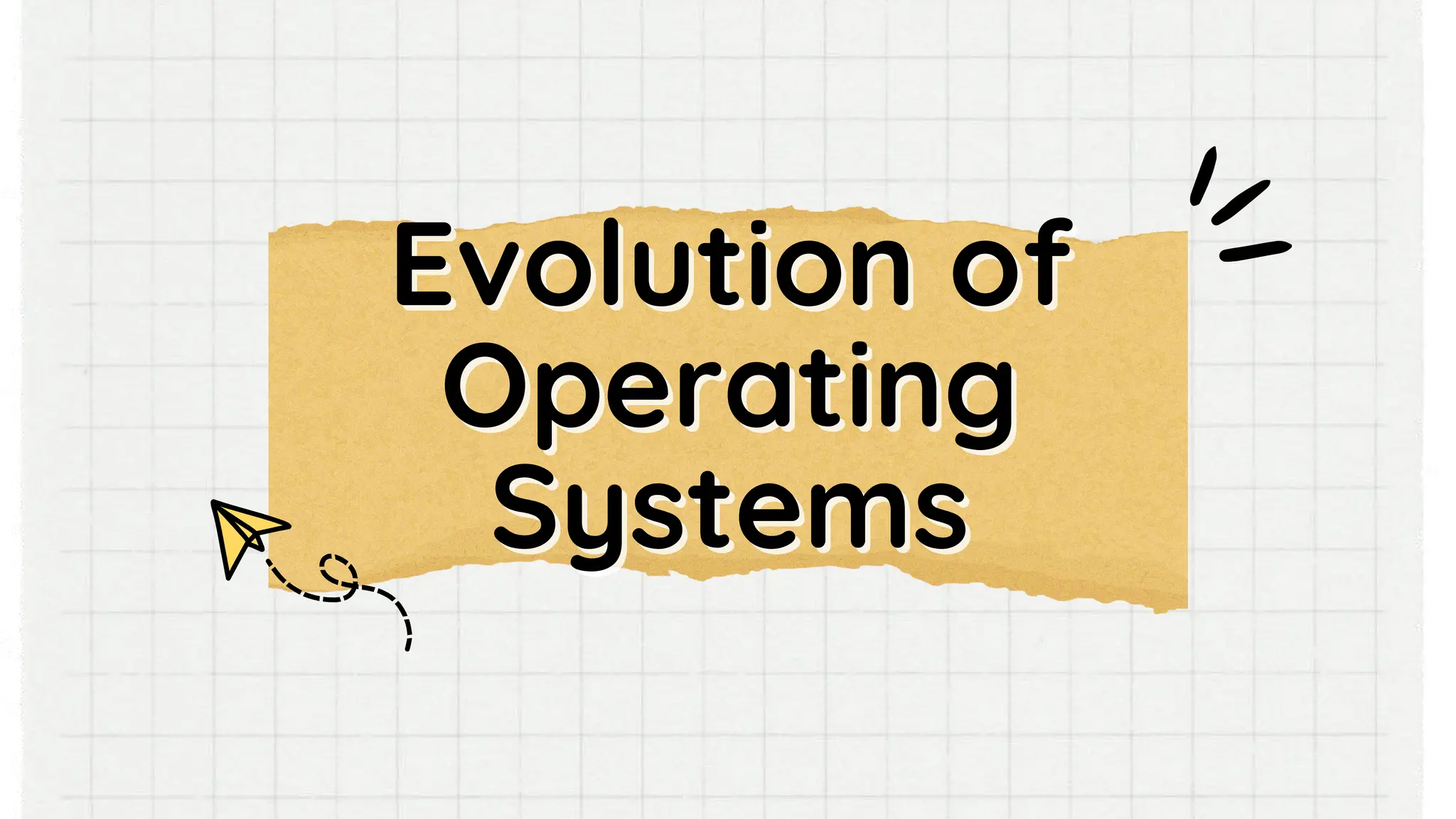 Evolution of
Evolution of
Operating
Operating
Systems
Systems
 