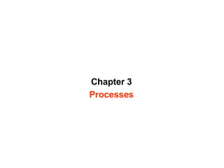 Chapter 3 Processes 