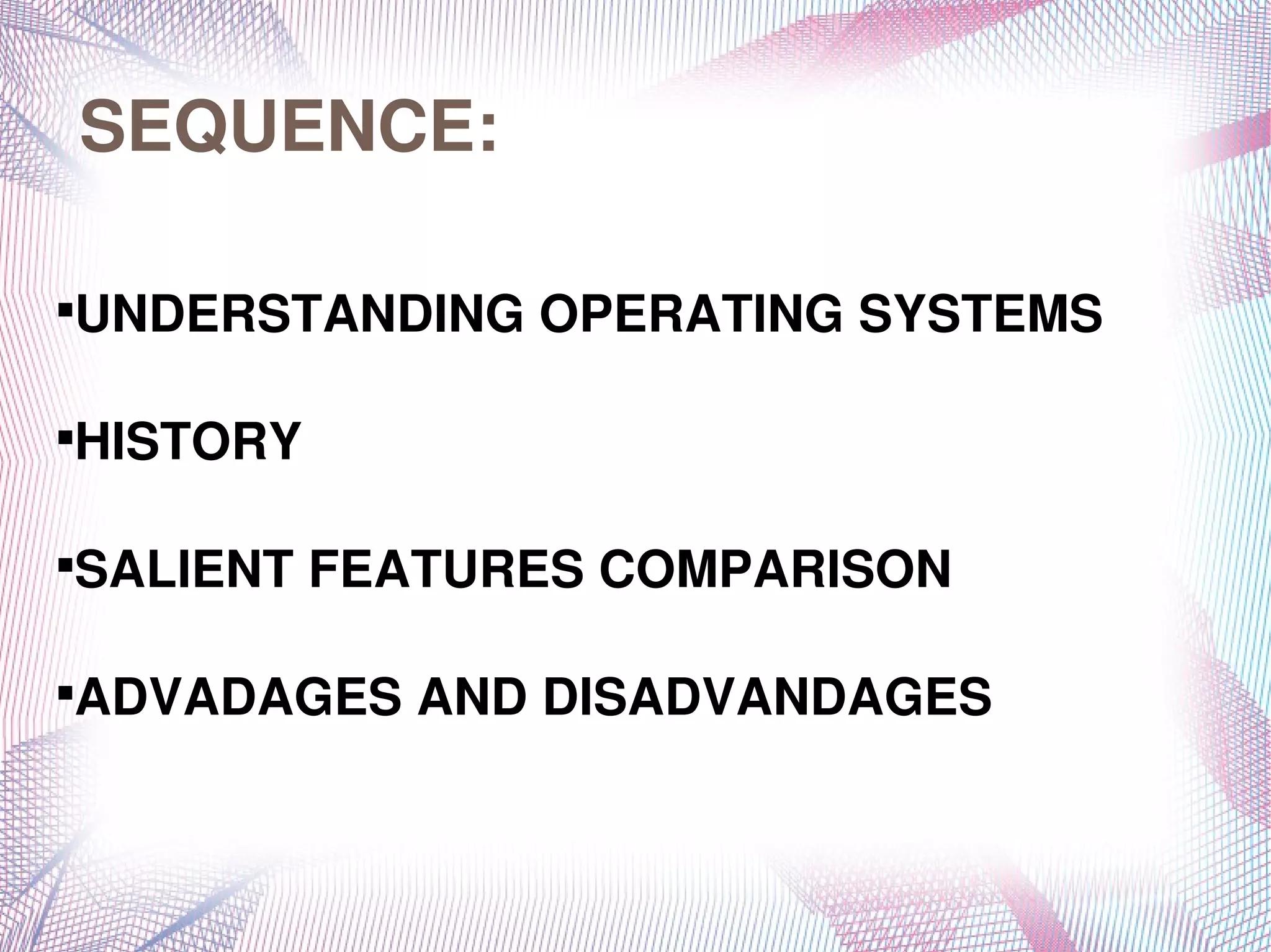 Operating systems | PPT