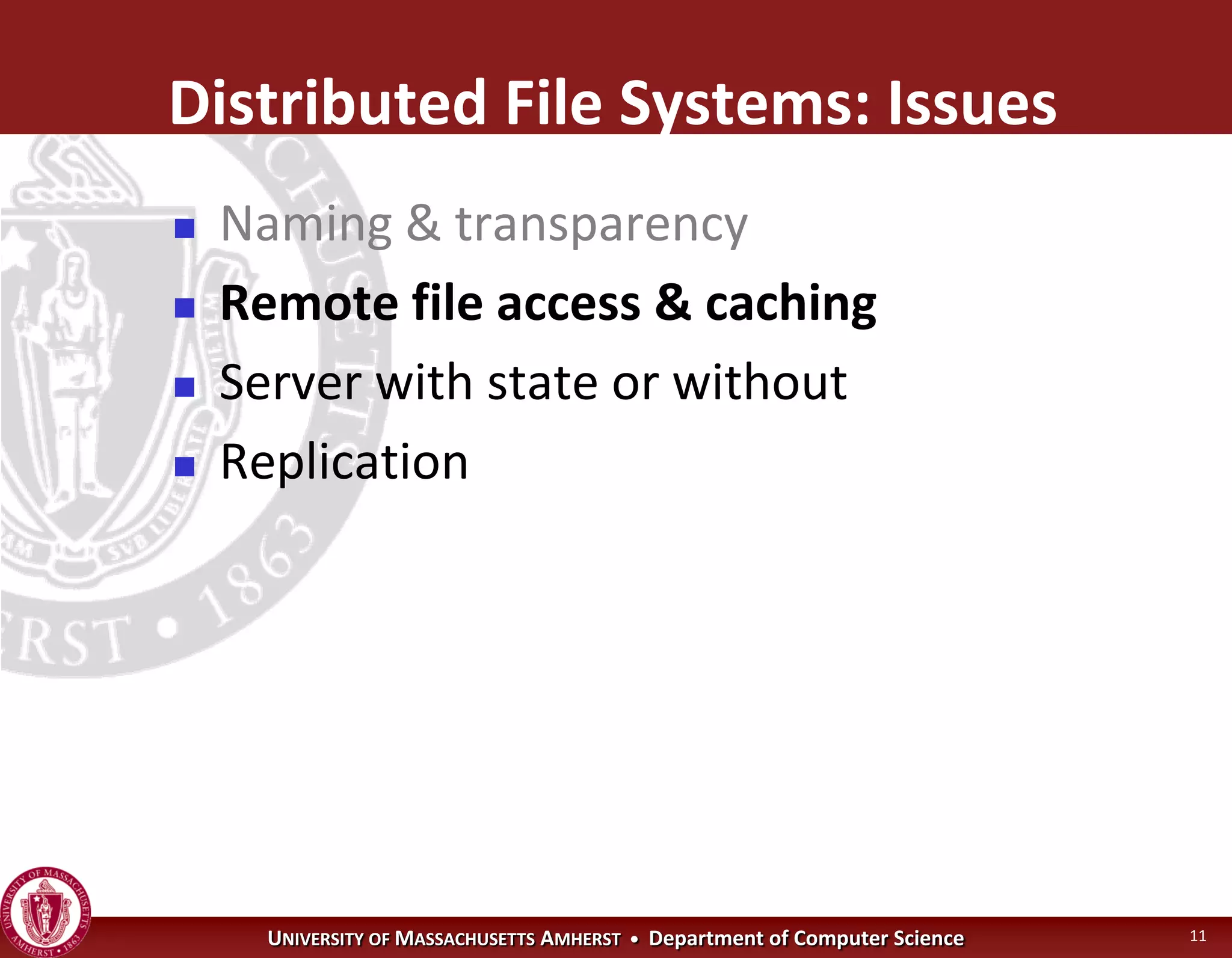 Operating Systems - Advanced File Systems | PPT
