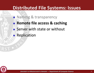 Operating Systems - Advanced File Systems
