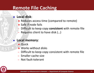 Operating Systems - Advanced File Systems