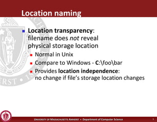 Operating Systems - Advanced File Systems