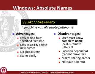 Operating Systems - Advanced File Systems