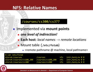 Operating Systems - Advanced File Systems