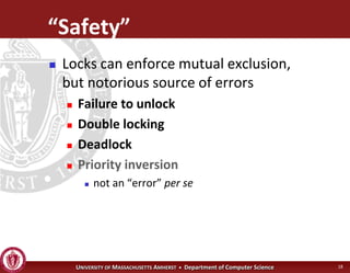 Operating Systems - Advanced Synchronization
