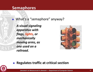 Operating Systems - Advanced Synchronization